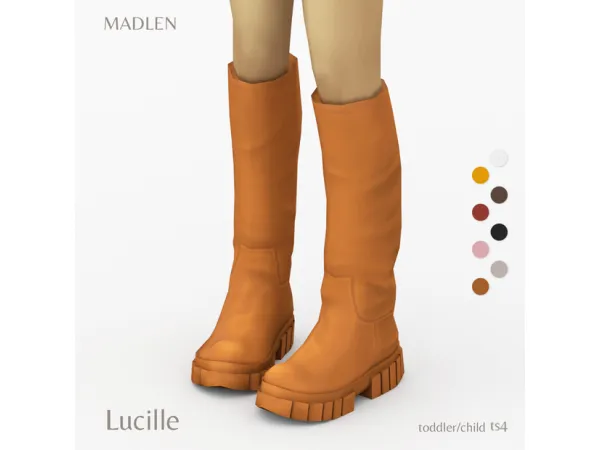 Maxis Match Lucille Boots by simsfinds - The Sims 4 Custom Content