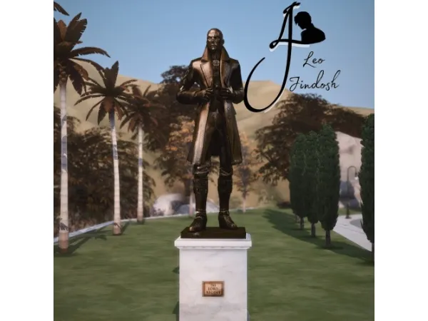 Maxis Match Statue of the Lord Regent - The Sims 4 Custom Content