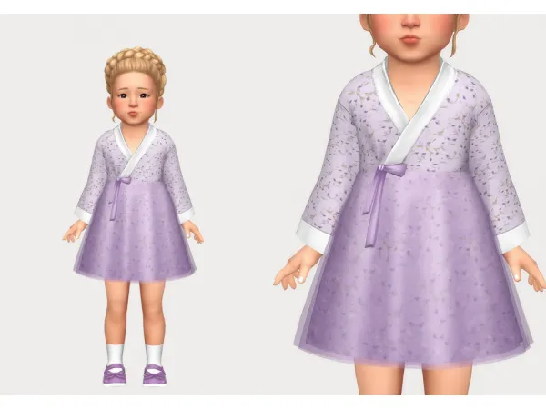 Maxis Match seola modern hanbok by casteru - The Sims 4 Custom Content