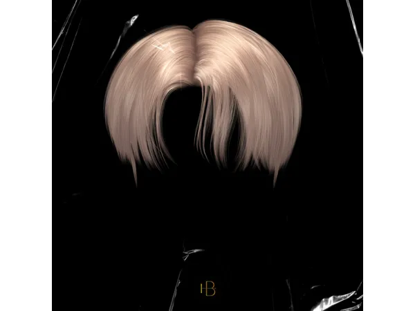 Alpha HAIR 37 SLACK CUT by MoooD - The Sims 4 Custom Content
