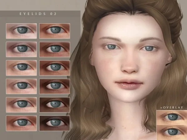 Alpha Eyelids 02 - The Sims 4 Custom Content