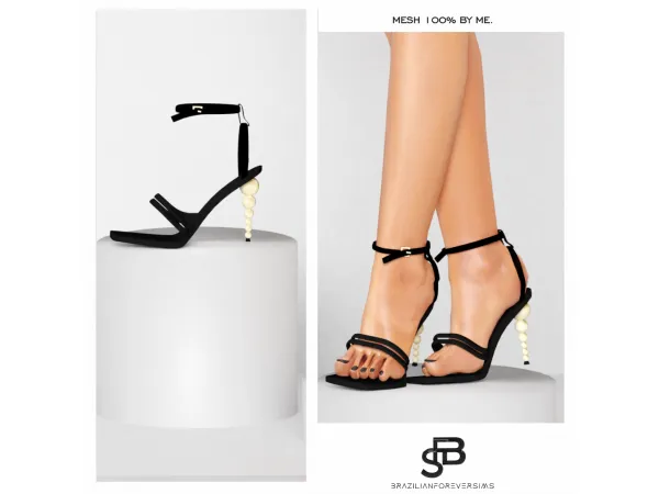 Alpha ANTONELLA HIGH SANDAL - The Sims 4 Custom Content