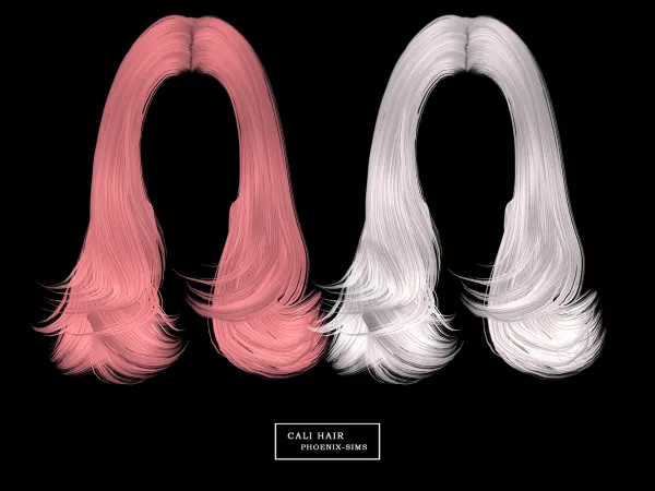 Alpha Cali Hair - The Sims 4 Custom Content