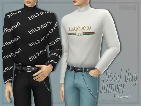 Maxis Match Good Guy Jumper by by simsfinds - The Sims 4 Custom Content