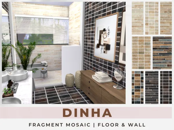 Maxis Match FRAGMENT MOSAIC Floor - The Sims 4 Custom Content