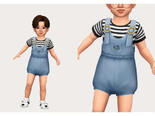 Maxis Match jona jumpsuit by casteru - The Sims 4 Custom Content