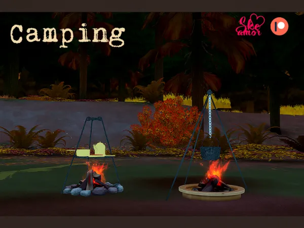 Alpha Camping - The Sims 4 Custom Content