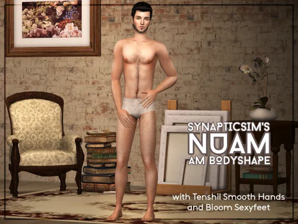 SynapticSim NuAM SmoothHandsSexyFeet by Esotheria - The Sims 2 Custom Content