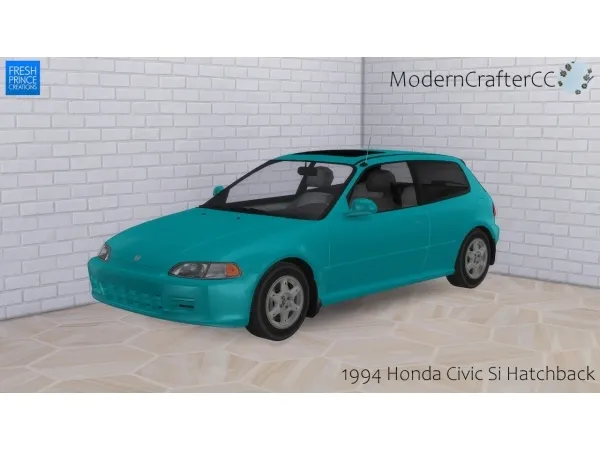 Mix 1994 Honda Civic Si Hatchback - The Sims 4 Custom Content