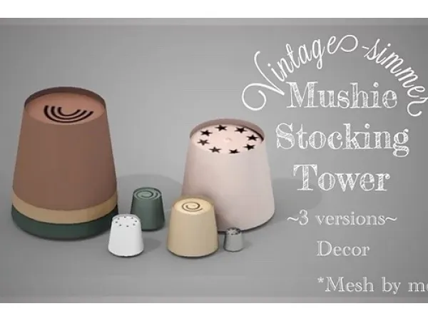 ˗ˏˋMushie Stocking Towerˎˊ˗ by Vintage Simmer