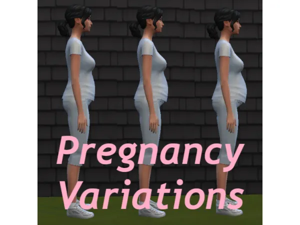 Maxis Match Pregnancy Variations by Karthmanter - The Sims 4 Custom Content