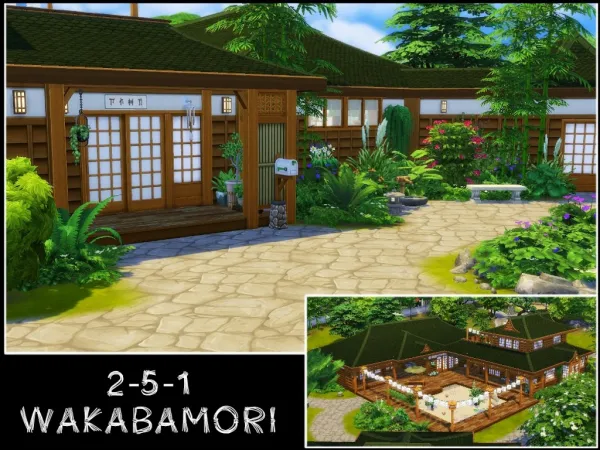 Maxis Match 2 5 1 WAKABAMORI (no ) by youlie25 - The Sims 4 Custom Content
