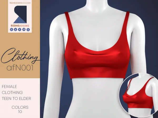 Alpha AF CLOHTING N001 - The Sims 4 Custom Content