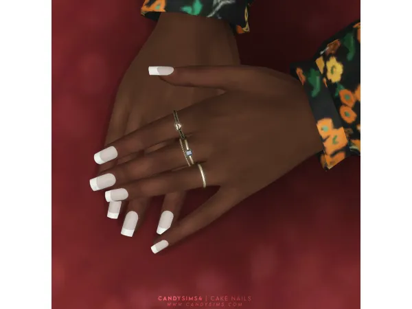 Mix CAKE NAILS - The Sims 4 Custom Content