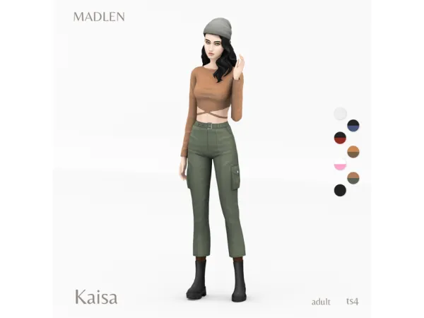 Maxis Match Kaisa Outfit by Madlen - The Sims 4 Custom Content