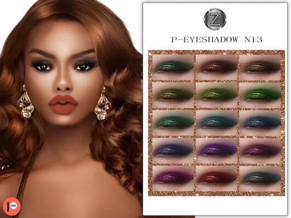 Alpha LOVE Early Access P EYESHADOW N13 JAN10 by zenx - The Sims 4 Custom Content