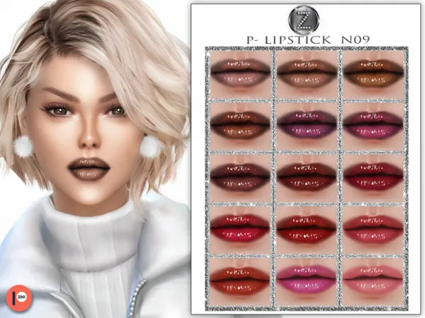 Alpha LOVE Early Access P LIPSTICK N09 JAN6 by zenx - The Sims 4 Custom Content