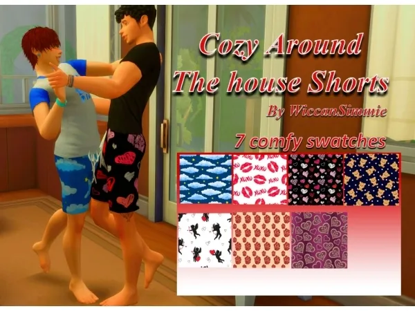 Maxis Match Cozy Around The House Shorts - The Sims 4 Custom Content