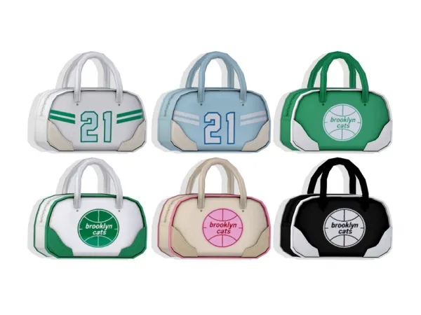 Alpha BED_TS4 FM Basketball logo Boston bag by BED MUSAE - The Sims 4 Custom Content