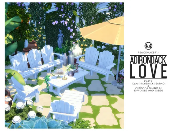 Adirondack Love Part I - Classirondack Seating and Outdoor Dining by Peacemaker_ic