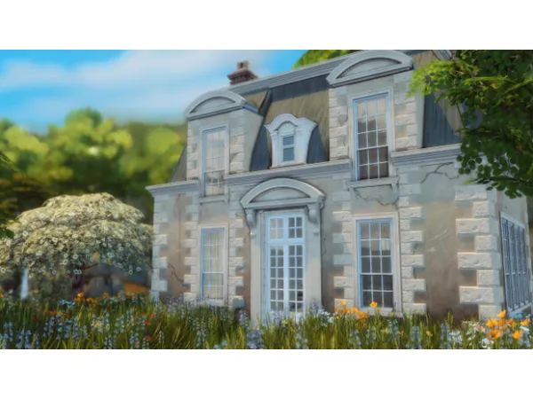 Maxis Match Balançoire Cottage by Honeybella - The Sims 4 Custom Content