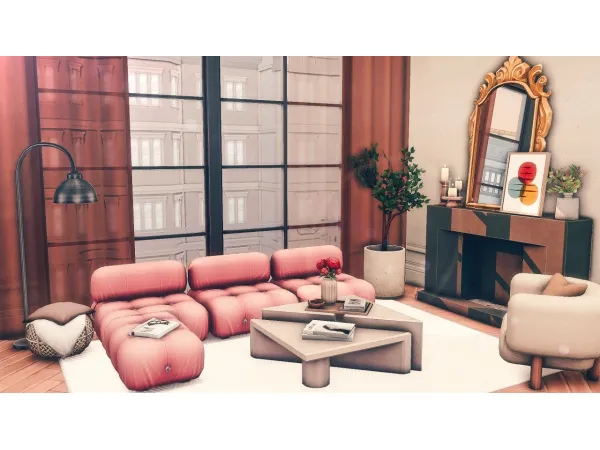 Maxis Match FASHION DESIGNER APARTMENT - The Sims 4 Custom Content