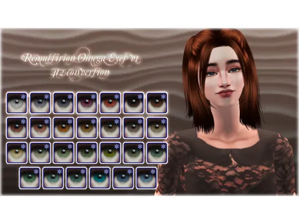 Kaylesims remussirion v1 omega eyes4t2 - The Sims 2 Custom Content