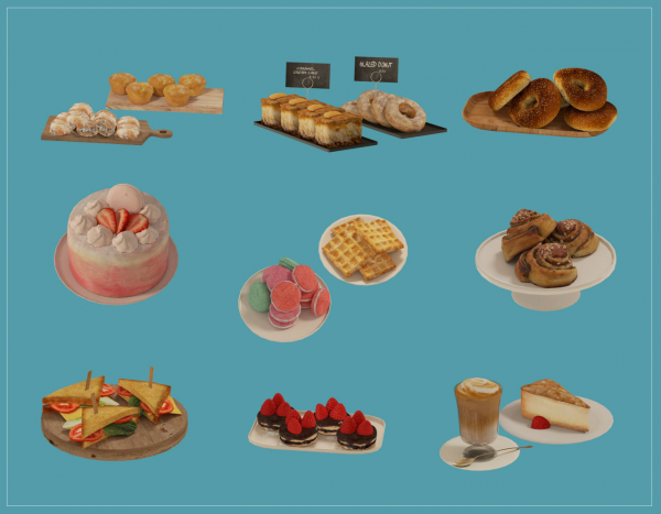 Coffeeshop 4t2 by simsfinds - The Sims 2 Custom Content
