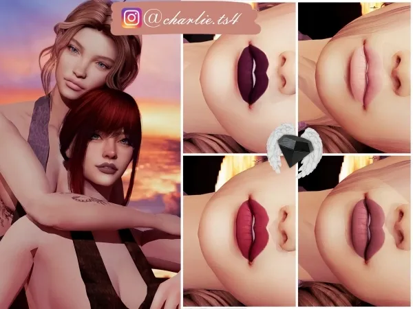 Alpha Matte Perfect Lipsticks - The Sims 4 Custom Content