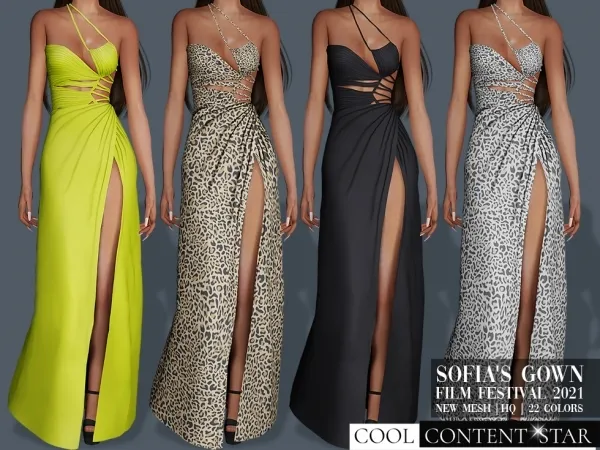 Alpha Sofia's Gown cool_content_star - The Sims 4 Custom Content
