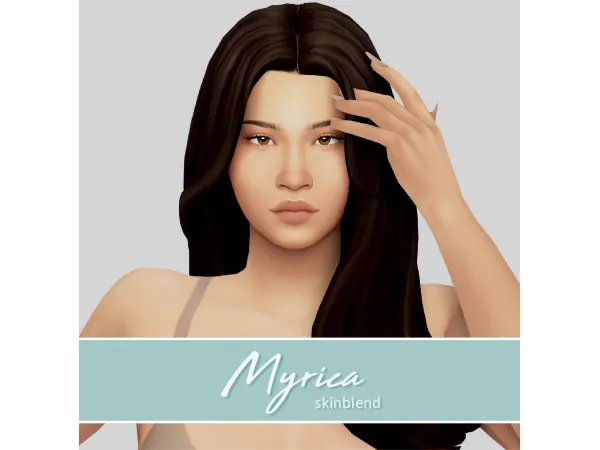 Maxis Match MYRICA a default non default skinblend - The Sims 4 Custom Content
