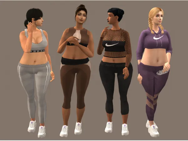 Momma Lisa Conversion Sports Set - The Sims 2 Custom Content