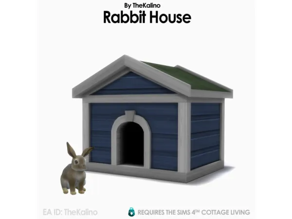 Maxis Match Rabbit House - The Sims 4 Custom Content