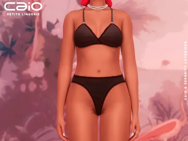 Maxis Match Petie Lingerie Caio X Serenity Lovebirds Collection by caio-cc - The Sims 4 Custom Content