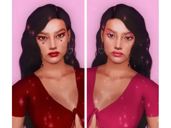 Smallsimmer Valentines Makeup - The Sims 3 Custom Content