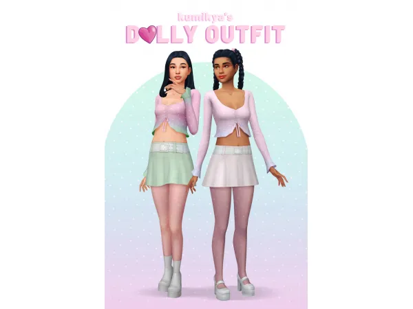Maxis Match Dolly Outfit by (kumikya) - The Sims 4 Custom Content