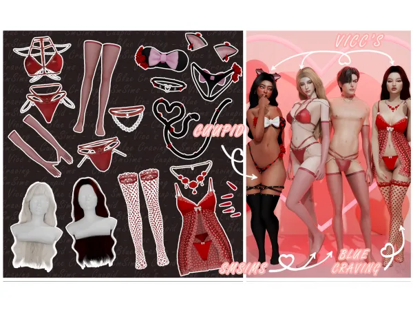 Alpha Valentine's Thrills Collaboration 800 CUUPID by missme12 - The Sims 4 Custom Content