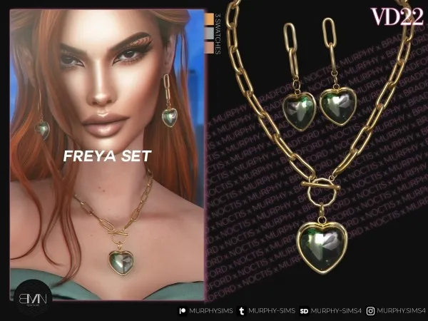 Alpha Freya Set - The Sims 4 Custom Content