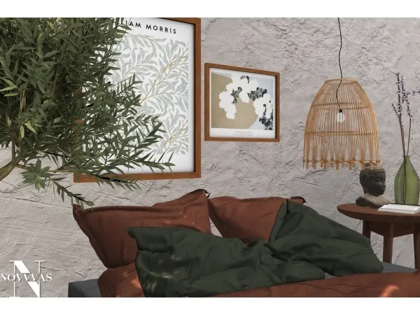 Alpha DESIERTO BEDROOM by ts4novvvas - The Sims 4 Custom Content