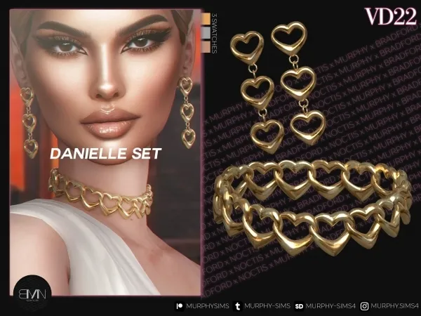 Alpha Danielle Set - The Sims 4 Custom Content