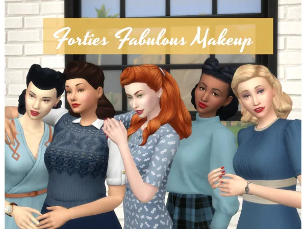 Forties Fabulous Makeup by needlework reverie