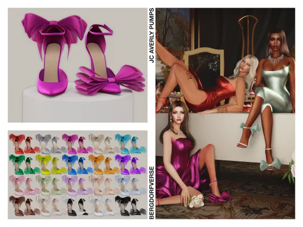 Alpha JC Averly Heels - The Sims 4 Custom Content