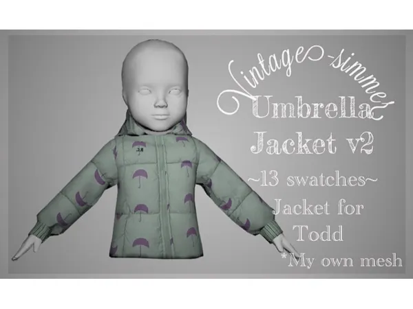 Umbrella jacket by vintage-simmer