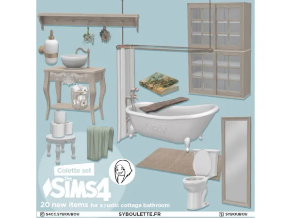 Colette bathroom set