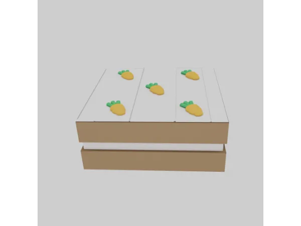 Alpha [Scarlett Bulckowisk] Carrot Funny Cake - The Sims 4 Custom Content