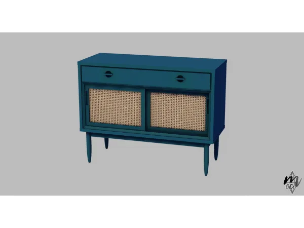 Sims KKB Wooden Furniture Entrance Cabinet - The Sims 3 Custom Content