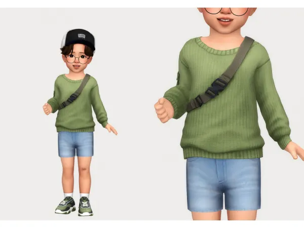 Maxis Match mika sweater - The Sims 4 Custom Content