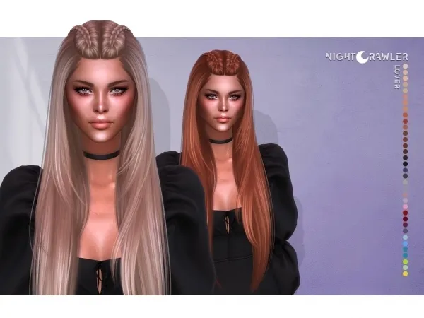 nightcrawler lover hair