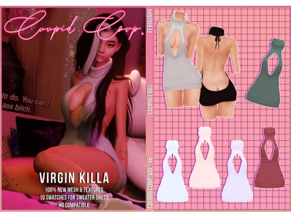 Alpha EROS VIRGIN KILLA 800 CUUPID by 1 - The Sims 4 Custom Content