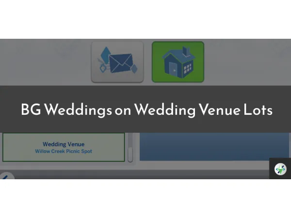 Maxis Match BG Weddings on Wedding Venue Lots by SimplifiedModding - The Sims 4 Custom Content